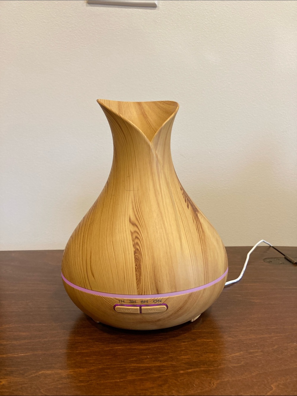 Wood Finish essential oil diffuser